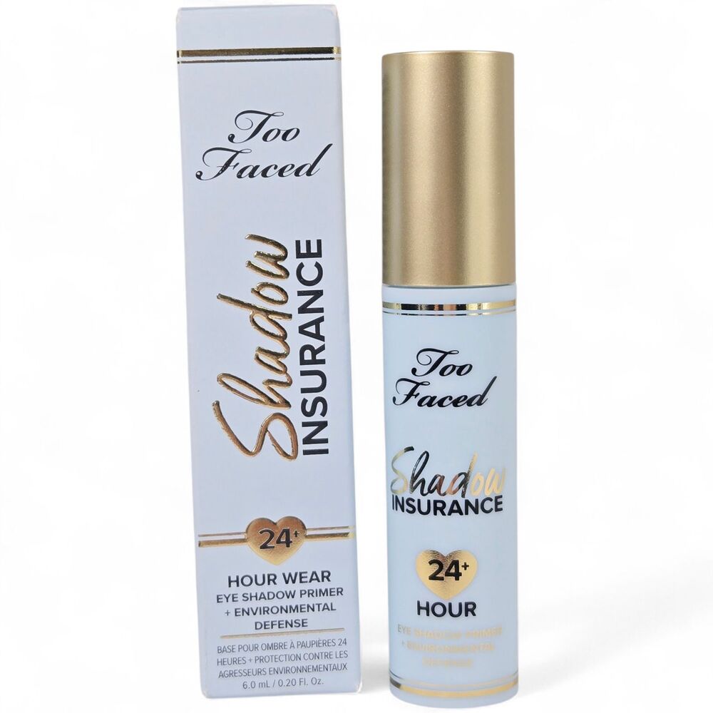 Too Faced Shadow Insurance 24 Hour Eye Shadow Primer 6ml 0.20 fl oz NIB